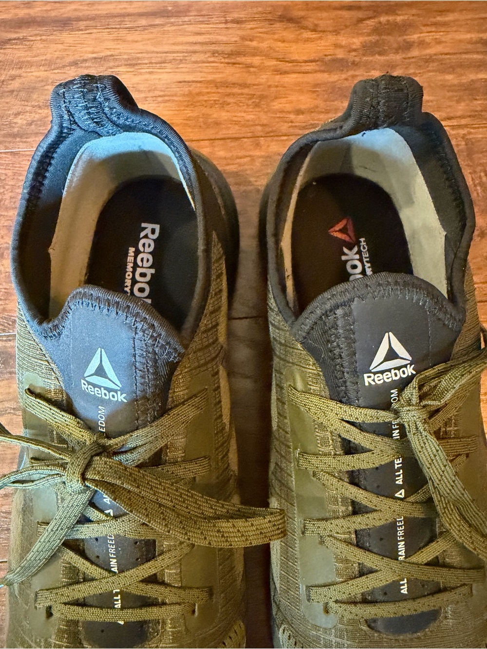 Reebok all-terrain freedom men’s olive green black memory tech trail shoes 11.5 - Picture 11 of 15
